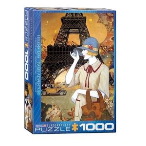 50% OFF if Bundled / EuroGraphics Paris Adventure Helena Lam 1000 Piece Jigsaw